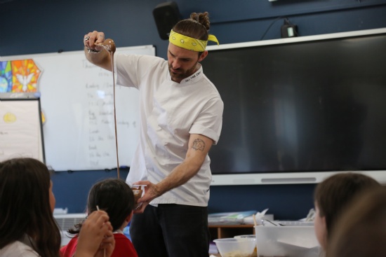 'Oli the Choc' visits Chelford